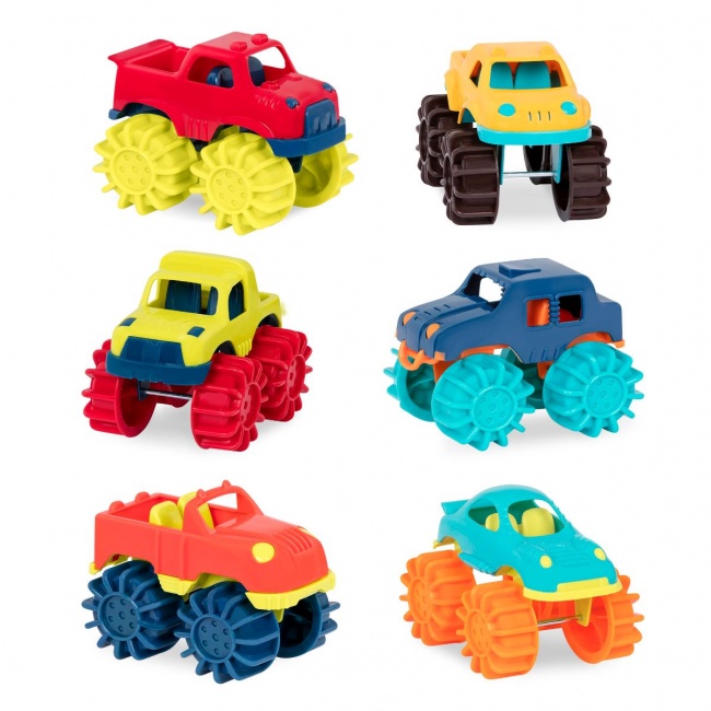 Zestaw 6 Monster Trucków B. Toys - Thunder Monster - Monster Trucks