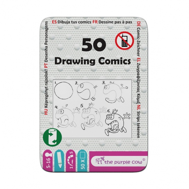 Podróżne łamigłówki The Purple Cow - 50 Rysowanie komiksów