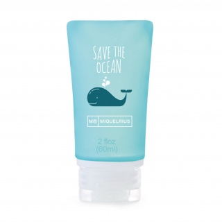 Pojemniczek podróżny Save The Ocean 60 ml - Zielony