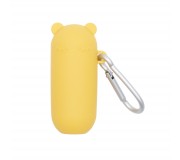 Silikonowa słomka w etui We Might Be Tiny - Yellow