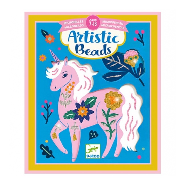 Zestaw artystyczny koraliki Djeco - Zwierzęta