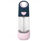 Tritanowa butelka ze słomką 450 ml B.box - Indigo Rose