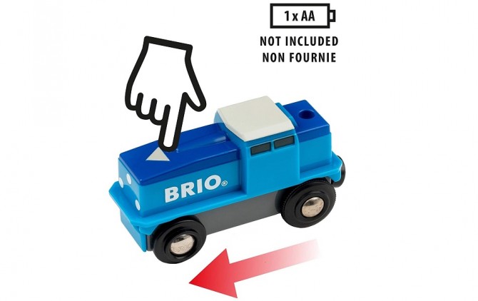 Lokomotywa Cargo na Baterie BRIO World