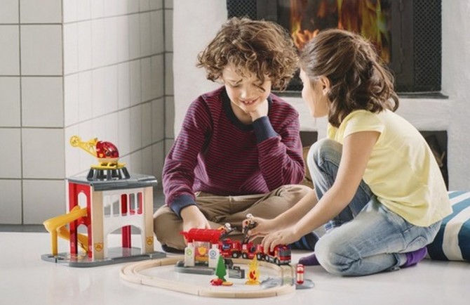 Zestaw Kolejka Straż Pożarna BRIO World