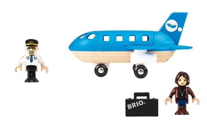 Drewniany Samolot Pasażerski BRIO World