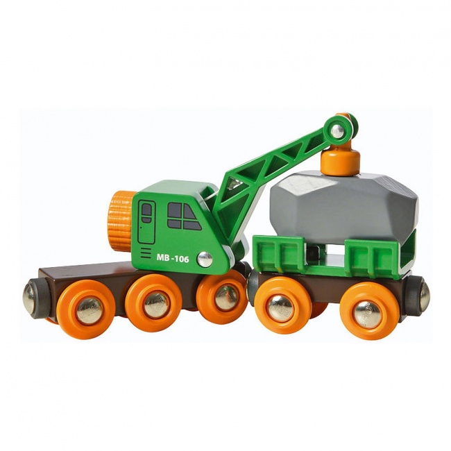 Kolejowy Wagon Dźwigowy BRIO World