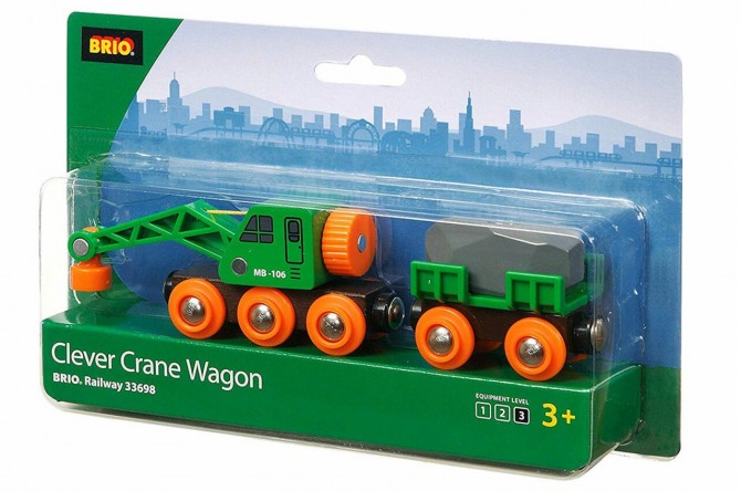 Kolejowy Wagon Dźwigowy BRIO World