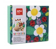 Zestaw z naklejkami Apli Kids - Biedronka