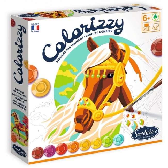 Zestaw do malowania Colorizzy SentoSphere - Konie