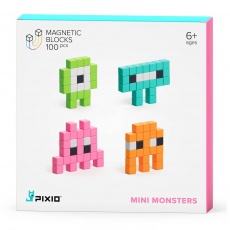 Klocki magnetyczne Pixio - Mini Monsters