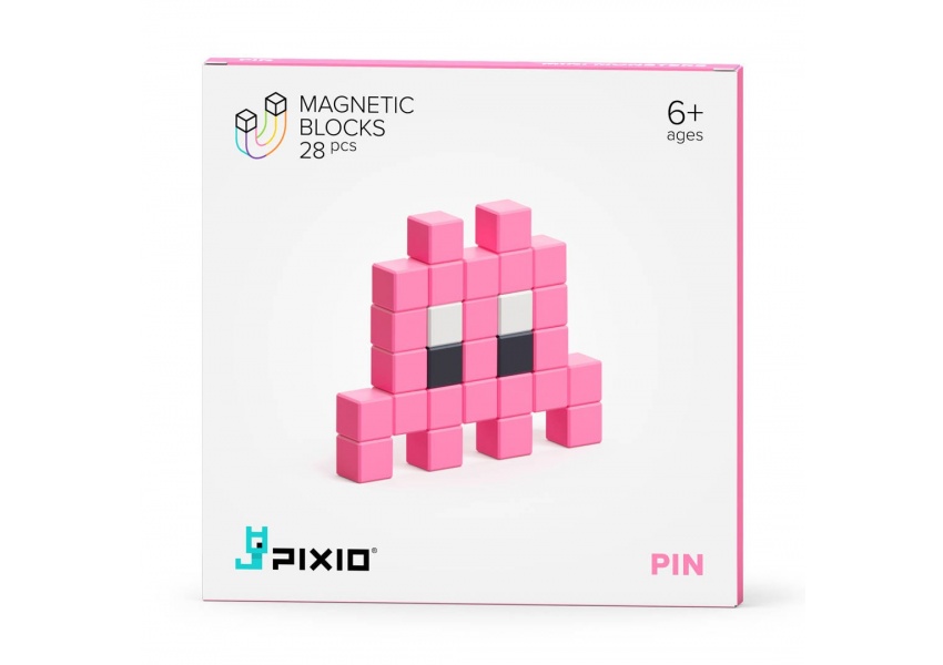 Klocki magnetyczne Pixio - Mini Monster PIN