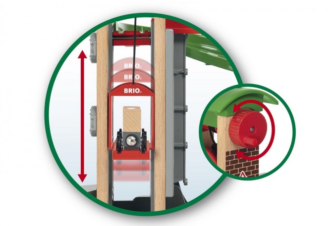 Zestaw Magazynowy z Windą BRIO World