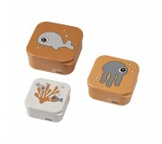 Zestaw Pojemników Done by Deer Sea - Mustard 3szt