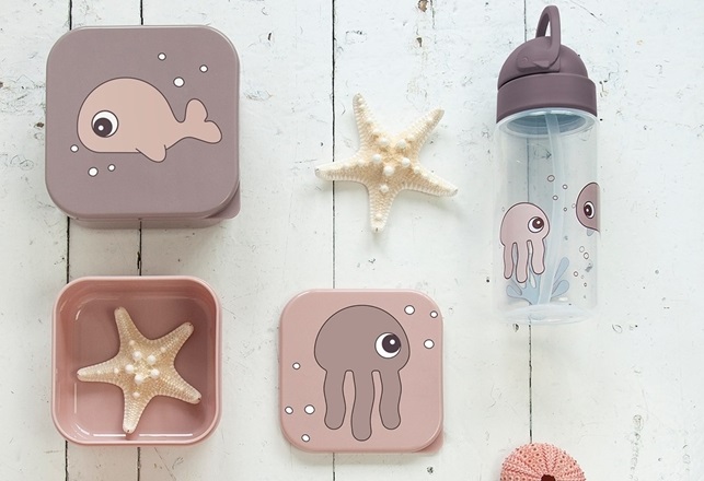 Zestaw Pojemników Done by Deer Sea - Powder 3szt