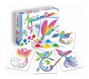 Zestaw do malowania Aquarellum Junior SentoSphere - Rajskie Ptaki