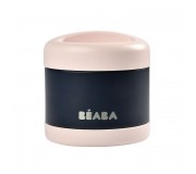 Pojemnik - termos obiadowy ze stali nierdzewnej 500 ml Beaba - light pink/night blue