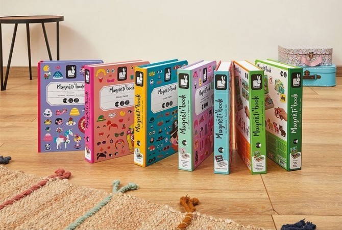 Magnetyczna układanka Magnetibook Janod - Puzzle zwierzątka