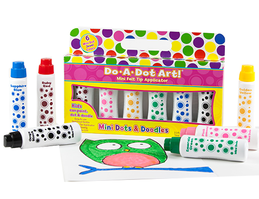 Duże Flamastry Kropkowe Mini Do-A-Dot Art - Klejnoty