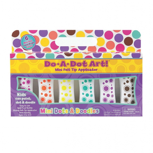 Duże Flamastry Kropkowe Mini Do-A-Dot Art - Słoneczna Wyspa
