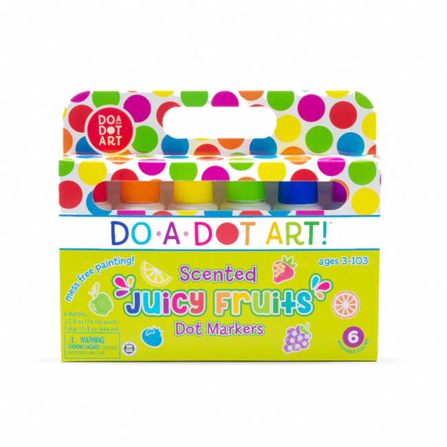 Duże Flamastry Kropkowe Pachnące Do-A-Dot Art - Soczyste Owoce