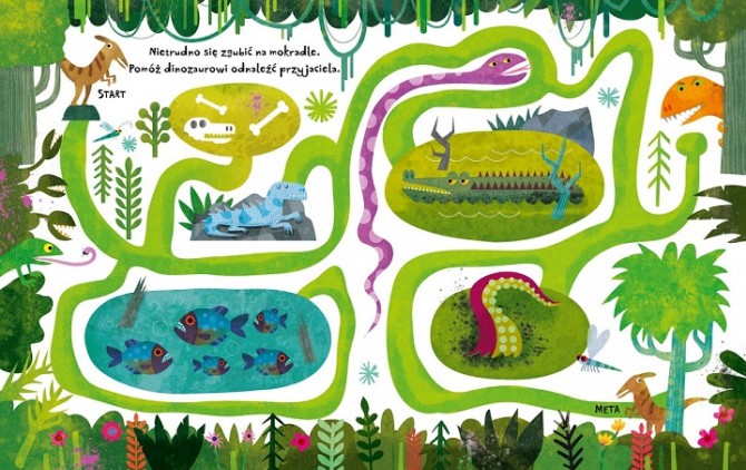 Książka "Absolutnie fantastyczne dinozabawy" wydawnictwo Nasza Księgarnia