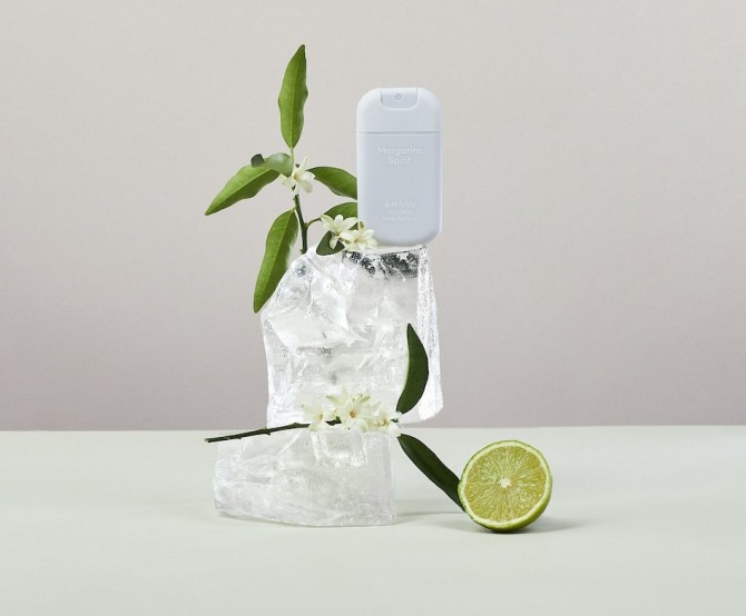 Dezynfekujący spray do rąk Haan Pocket - Margarita Spirit