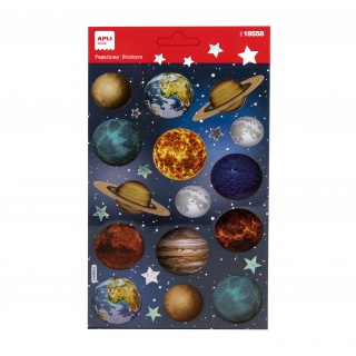 Naklejki holograficzne Apli Kids - Planety