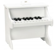 Pianino dla dzieci z nutami Vilac - białe