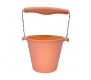 Składane wiaderko do wody i piasku Scrunch Bucket - Koralowy