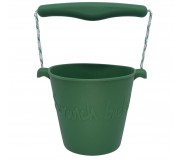 Składane wiaderko do wody i piasku Scrunch Bucket - Ciemny Zielony