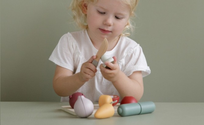 Deska do krojenia z warzywami Little Dutch