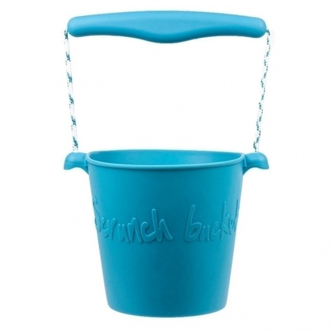 Składane wiaderko do wody i piasku Scrunch Bucket - Petrol