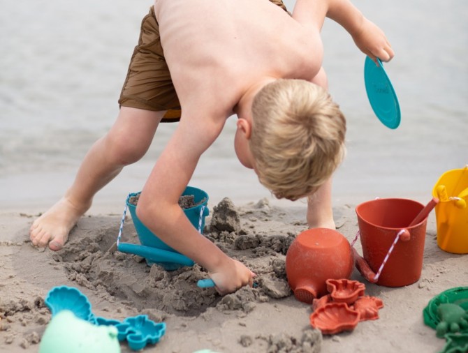 Zabawki silikonowe Scrunch na plażę