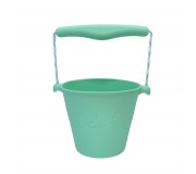 Składane wiaderko do wody i piasku Scrunch Bucket - Miętowy