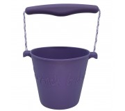 Składane wiaderko do wody i piasku Scrunch Bucket - Purpurowy