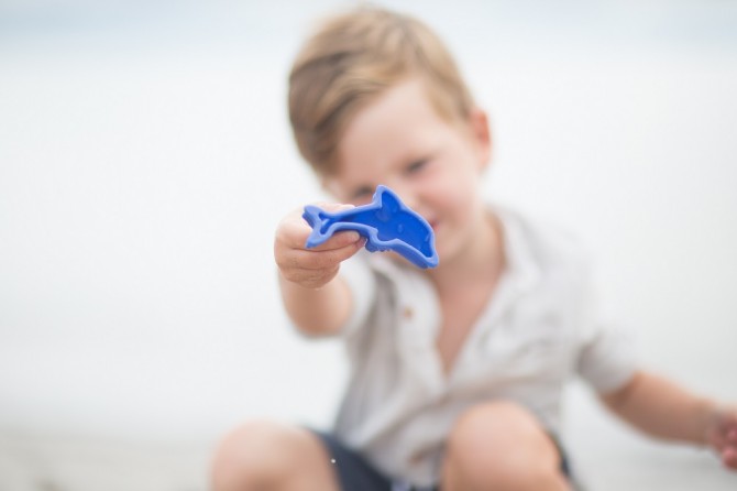 Silikonowe Foremki do piasku 4 szt. Scrunch - Pastelowy Żółty