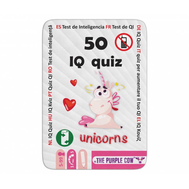Podróżne łamigłówki The Purple Cow - 50 IQ Jednorożce