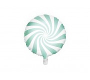Balon foliowy Party Deco - Cukierek miętowy 35cm