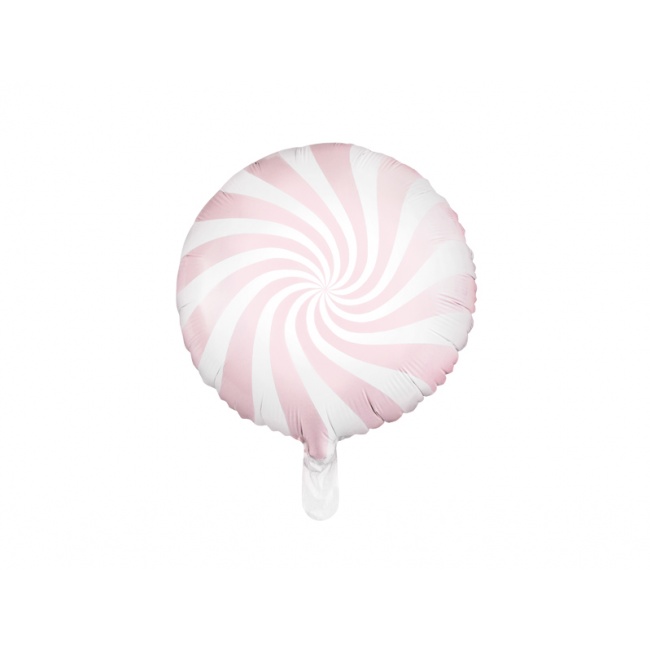 Balon foliowy Party Deco - Cukierek jasny różowy 35cm