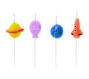 Świeczki urodzinowe Party Deco - Kosmos