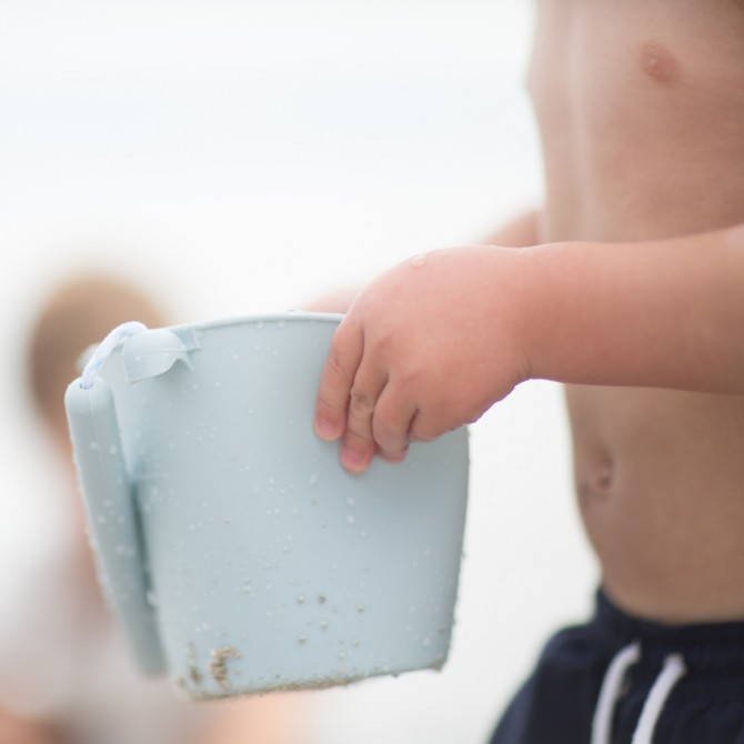 Zestaw zabawek do piasku Scrunch - Granatowy