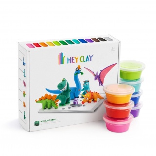 Masa plastyczna Hey Clay - zestaw Dinozaury