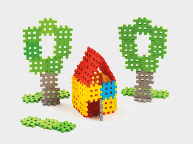 Klocki Mini Waffle Marioinex - 70 elementów