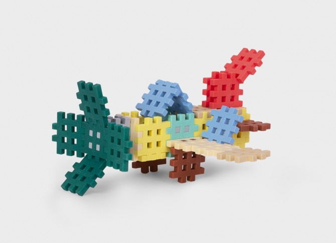 Klocki Mini Waffle Marioinex - Pastel 140 elementów