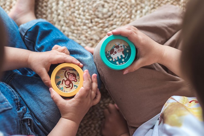 Gra zręcznościowa z kuleczkami Janod - Pocket 3+