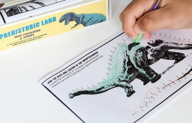 Kolorowanka w rolce Rex London - Dinozaury