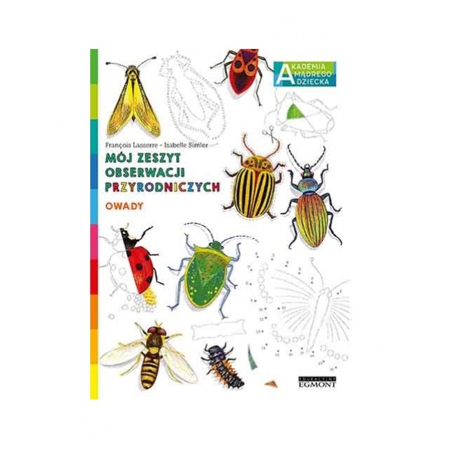 Książka "Owady. Mój zeszyt obserwacji przyrodniczych" wydawnictwo Harperkids