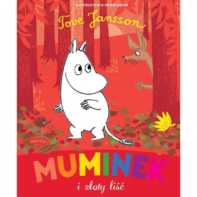 Książka "Muminek i złoty liść" wydawnictwo Harperkids