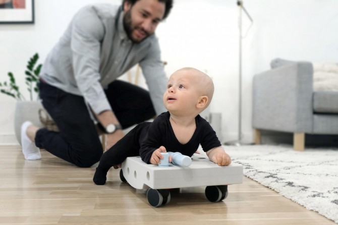 Kreatywne klocki rozwijające motorykę dużą Curiosity kit 4in1 MODU - czerwony