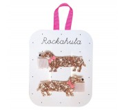 Spinki do włosów Rockahula Kids - Morris Sausage Dog